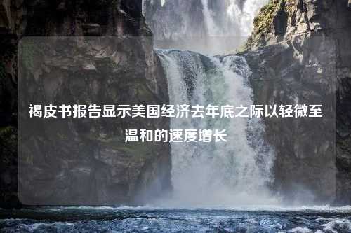 褐皮书报告显示美国经济去年底之际以轻微至温和的速度增长