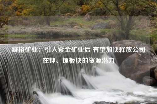 藏格矿业：引入紫金矿业后 有望加快释放公司在钾、锂板块的资源潜力